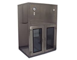 Cleanroom Stainless Steel Class 100 Double Door Pass Boxes
